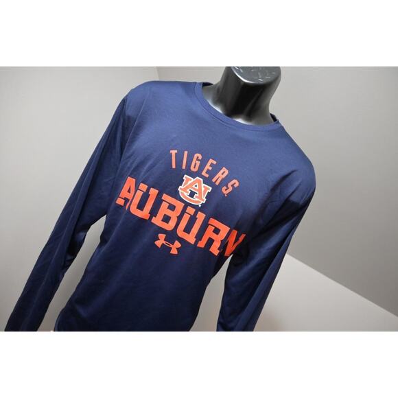 Under Armour HeatGear Loose Auburn Tigers Long Sleeve Gym Shirt Mens Sz XL - Picture 4 of 9